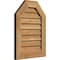 Ekena Millwork Octagonal Top Gable Vent Western Red Cedar Gable Vent w/Decorative Face Frame, 36"W x 20"H GVWOT36X2002RDUWR - alternate 5